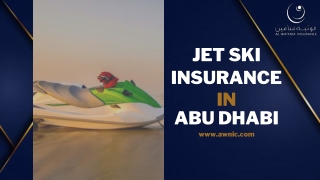 Best Jet Ski Insurance by Awnic in Abu Dhabi