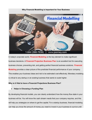 Why Financial Modelling is Important for Your Business