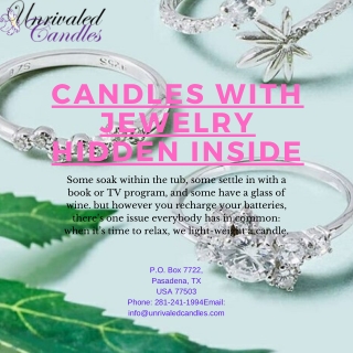 Candles With Jewelry Hidden Inside | Unrivaled Candles