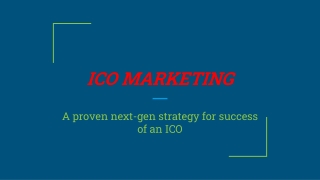 ico marketing services