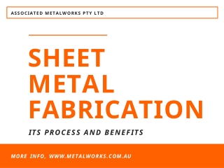 Sheet Metal Fabrication - its Process and Benefits