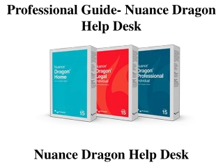 professional guide- Nuance Dragon Help Desk