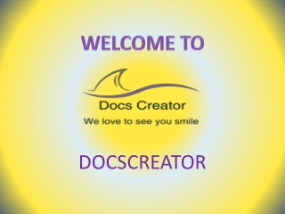 Docscreator – Free Online Document Creator