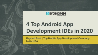 4 Top Android App Development IDEs in 2020