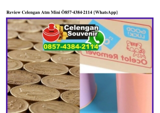 Review Celengan Atm Mini O857~4384~2114[wa]