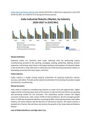 India Industrial Robotics Market