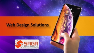Web Design Solutions Company India,Web Design Agency In India – Saga Biz Solutions