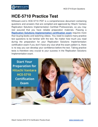 Best Hitachi Vantara HCE-5710 Certification Exam Practice Test