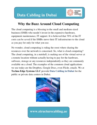 Why the Buzz Around Cloud Computing