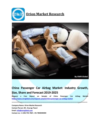 China Passenger Car Airbag Market Growth, Size, Share and Industry Report to 2019-2025