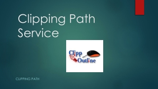 Clipping Path Service