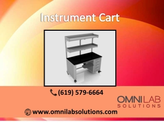 Buy Instrument Cart at the best Price for laboratory Work | OMNI Lab Solutions