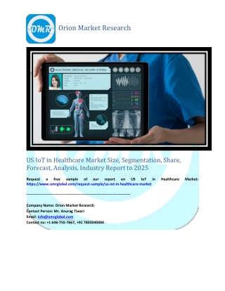 US IoT in Healthcare Market Size, Share, Trends & Forecast 2019-2025