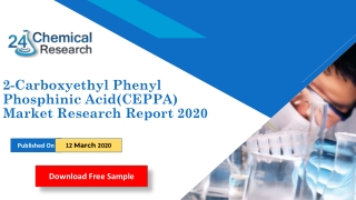 2 Carboxyethyl Phenyl Phosphinic AcidCEPPA Market Research Report 2020