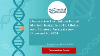 Decorative Insulation Board Market Insights 2019, Global and Chinese Analysis and Forecast to 2024