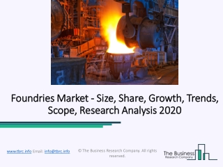 Foundries Market Size, Status, Demand, Growth and Overview Outlook 2020 – 2022