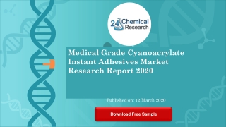 Medical Grade Cyanoacrylate Instant Adhesives Market Research Report 2020