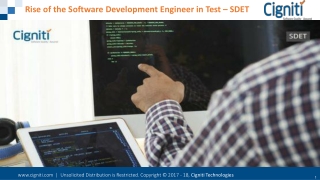 Rise of the Software Development Engineer in Test – SDET