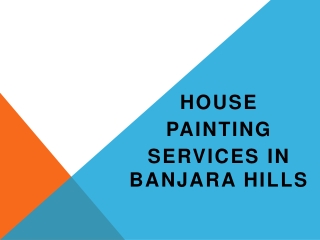 house painting services at best price in banjara hills