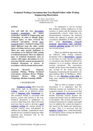 Conventions That You Should Follow While Writing Engineering Dissertation- TutorsIndia.com for my Engineering Dissertati