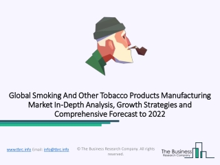 Global Smoking And Other Tobacco Products Manufacturing Market 2020