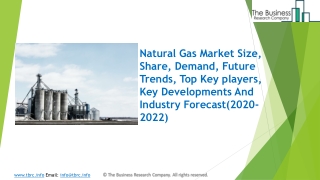 2020 Natural Gas Market Industry Outlook, Growth And Trends