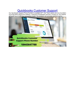 quickbooks customer service phone number