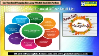 Chief Financial Officer Email List