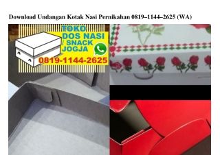 Download Undangan Kotak Nasi Pernikahan 08I9-II44-2625[wa]