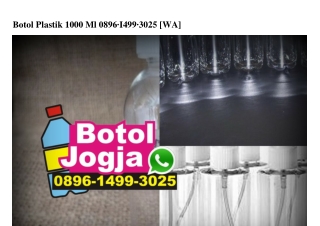 Botol Plastik 1000 Ml Ö896~1499~3Ö25[wa]