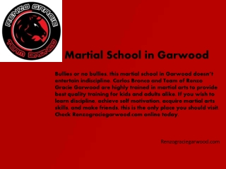 Renzograciegarwood.com - Martial School in Garwood