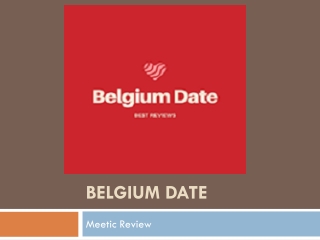 Online dating belgie