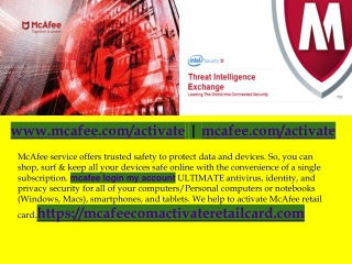 www.mcafee.com/activate