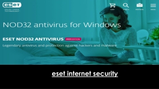 eset internet security