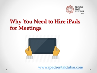 iPad Hire | Rent a iPad | iPad Hire Cost in Dubai