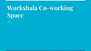 Coworking Space in Noida | Workshala Spaces