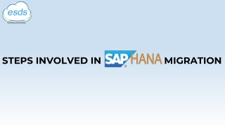 Steps Involved in SAP HANA Migration