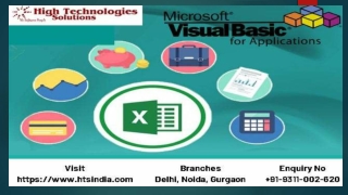 VBA Training in Delhi-Noida