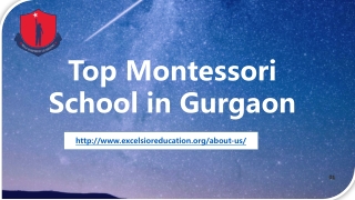 Top Montessori School in Gurgaon