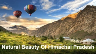 Natural Beauty of Himachal Pradesh