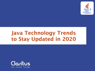 Java Technology Trends To Stay Updated in 2020