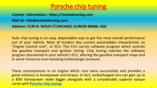 What Is Porsche chip tuning and How Does It Work?