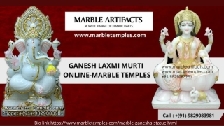 GANESH LAXMI MURTI ONLINE-MARBLE TEMPLES