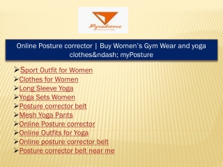 Posture corrector belt for ladies