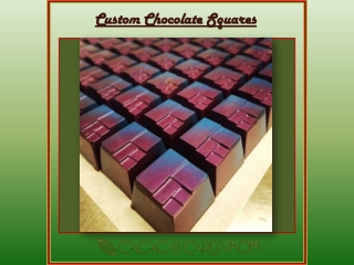 Custom Chocolate Squares | Personalized Chocolate Favors