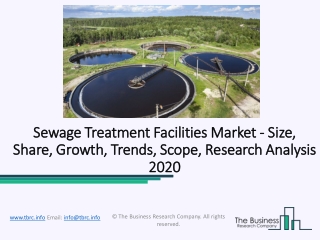 worldwide Sewage Treatment Facilities Market | Industry Analysis and Future Insights