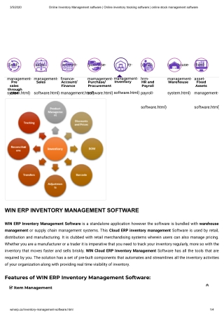 Online Inventory Management software | Online inventory tracking software | online stock management software