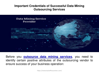 Data Mining Outsourcing Services