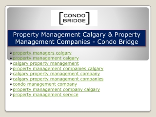 property management calgary