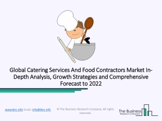 Massive growth of Catering Services And Food Contractors Industry In 2022